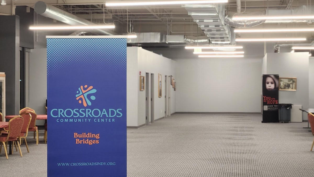 Crossroads Community Center interior and welcome area